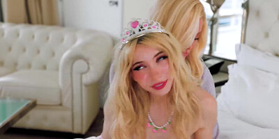 Cute teen Kenzie Reeves licked by MILF stepmom Serene Siren