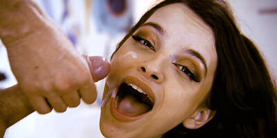 ...Ohana Petite hard fuck and facial load...