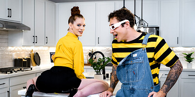 Erin Everheart takes big beautiful male stick up her asshole