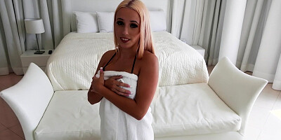 ...POV sex with curvy blonde Aspen Romanoff...