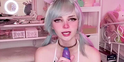 Watch Before Its Deleted - Insatiable Teen Amber Kawaii Pussy Plays Until She Orgasms