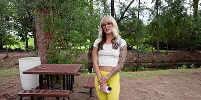 The latest teen blonde babe to get on the bang bus