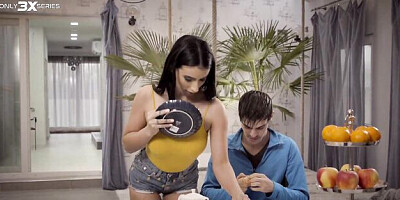 Glamour tootsie at public smut