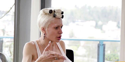 Stockings scene with naughty Tanya Virago from Mature 4k