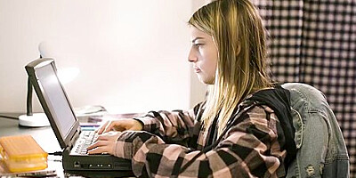 Conflicted Teen 18+ Kristen Scott Discovers Her Sexuality With Lesbian Petite Blonde Kenna James