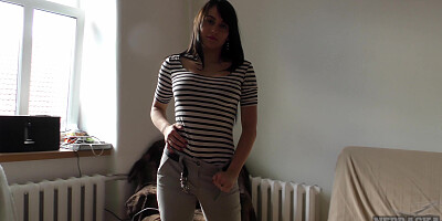 truly killer dark haired gets herself off two times