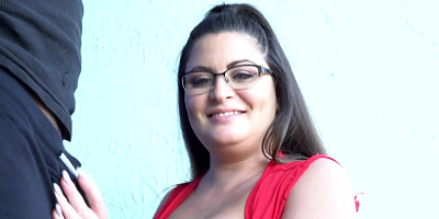 ...Katrina Kartel sucks big black cock until it explodes...