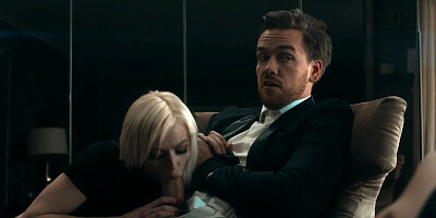 ...Morgan Rain and Paige Owens getting their eager holes drilled...