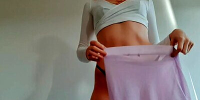 Perfect Butt Redhead Fitness Model Skirt Try on Haul - DLE