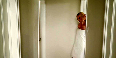 Horny Lana Sharapova rides roommates BBC after masturbation