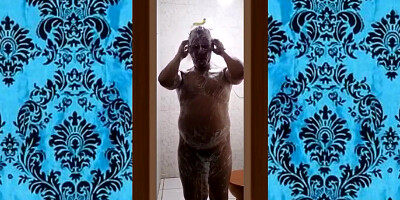 Meu Banho Gostoso Com o Pau Duro 014