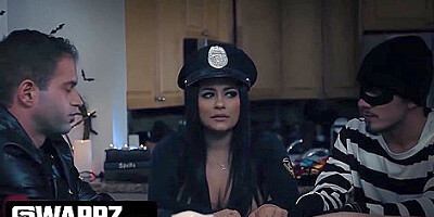 Innocent Stepsisters Serena Santos & Leana Lovings Fuck Away Their Sex Demons
