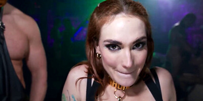 Leashed fucktoy is going to get fucked by everyone here