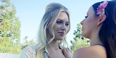 Arousing Lesbians Charly And Jazlyn Play Tig With Charly Summer And Jazlyn Ray