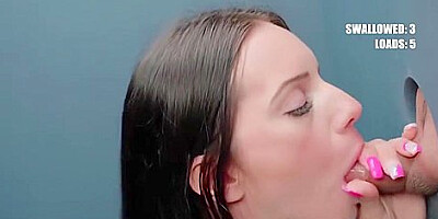 Areta Ridera #1 - Gloryhole - Bukkake