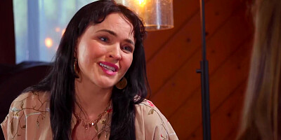 Black-haired teenage Kourtney Rae lured by stepmother Krissy Lynn