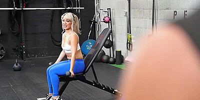 Oily Asian Gym Booty Slides On Dick After Remote Vibrator