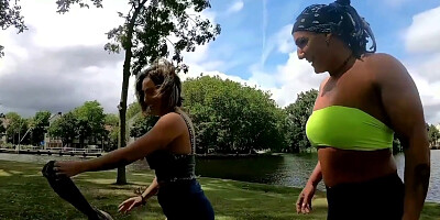Hot Lesbian Personal Training With Dana X Muscles