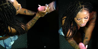 ...Gloryhole Secrets: POV Scene with Cali...