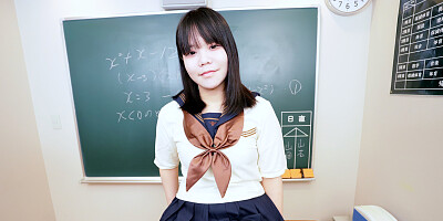 Kumi the schoolgirl is going to get her pussy pleasured