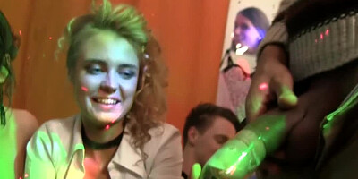 Girls are having an orgy in front of the camera with lesbian loving