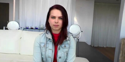 Petite teen Jennifer takes a huge cock