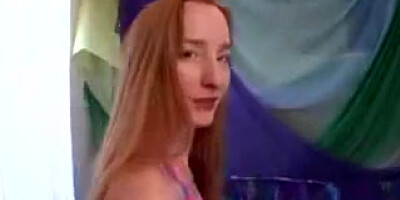 Original redhead hair and fuckbox lot of jism