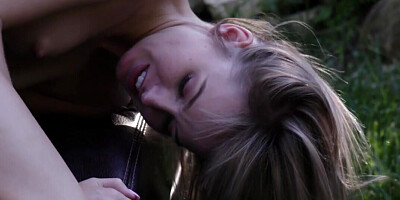 Scarlett Sage and River Fox having an outdoor experience