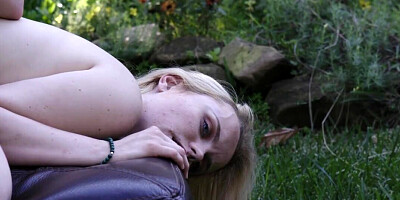 Scarlett Sage and River Fox having an outdoor experience