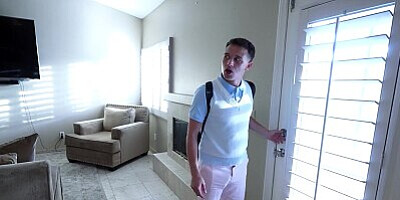 JOHNNY LOVE PLAYS SHOWER PEEK-A-BOOB WITH HOT MILF KAILANI KAI