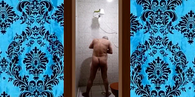 Meu Banho Gostoso Com o Pau Duro 013