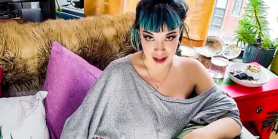 ...Smiley Asian MILF Little Puck gets pounded in POV...