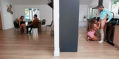 Tag Teaming The Hosts - Aspen Reign, Damon Dice And Savanah Storm