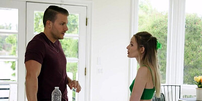 Scarlett Sage seeks out step pleasure with her kinky stepbro