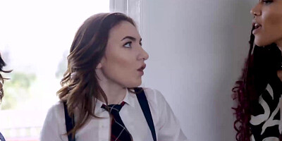 TeenEbonyPorn.com - Kelsey Kage's shaved twat and ass punishment