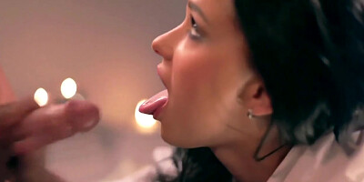 Happy To Be Blowing Her Man - Fellucia Blow