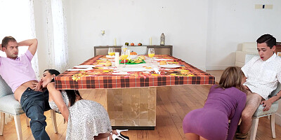 ...Group sex with hot mommies Sandy Love and Lolly Dames...