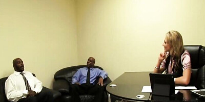 Smiling Nikki and Wesley's big tits clip