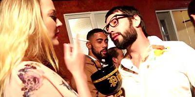 A sexy lady has her wet twat penetrated and licked skillfully