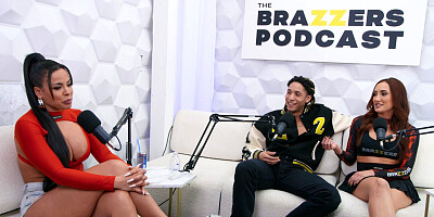 ...Spicy interracial threesome XXX scene with Luna Star and Chloe Amour...