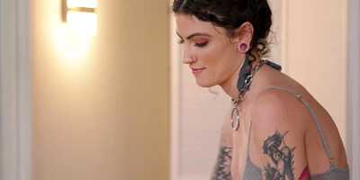 Charlotte Sins engages in a sixty-nine with Lydia Black