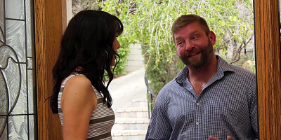 Alana Cruise and Colby Jansen tempt dude into bisexual 3 way