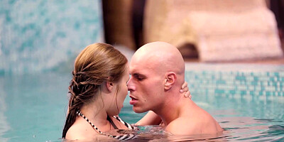 ...Angel Blade moans with delight while getting her wet cunt drilled...