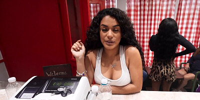 Pizza workers having a sex party while people wait for food