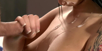 ...Kirsten Plant gets her shaved pussy licked and fucked well...