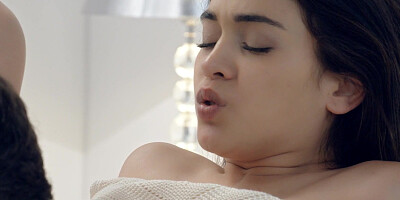 ...Ginebra Bellucci gets a sticky reward after hot anal riding...