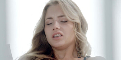 ...Glamorous blonde babe Mary Rock plays with her favorite sex toys in front of her BF...