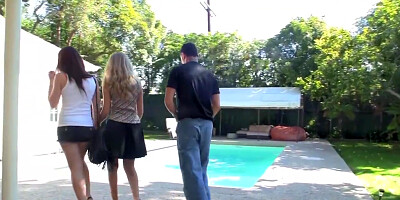 Sara James And Lexi Brooks In Young Girl Got A Lesson By Her Mature Stepmother