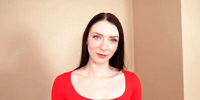 Fit18 - Celestina Blooms - Casting Blue Eye Snow White Beauty In Fire Red Bodysuit
