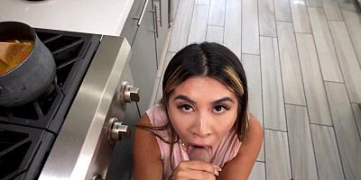 ...Isabella Nice, Jade Luv and Tokyo Lynn pleasuring lucky dude in POV...